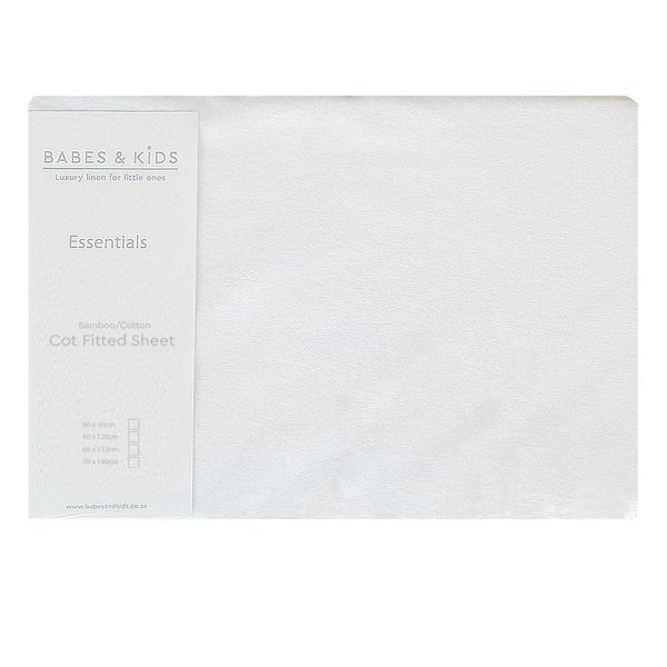 Babes &amp; Kids Bamboo Cotton Cot Fitted Sheet