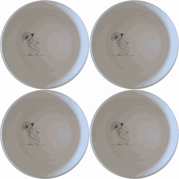 Chinese Cultural Imagery Bowl Set of 4 - Range 3