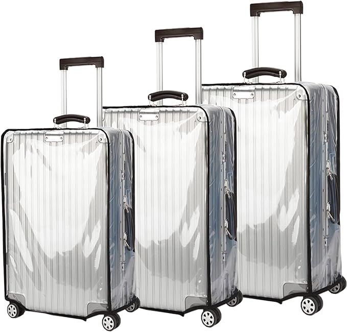 PVC Thicken Luggage Protective Covers for Travel Luggage ( 20 +24+28 )