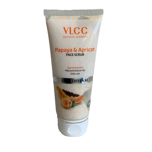 VLCC Papaya &amp; Apricot Face Scrub 80g - Sensitive Skin