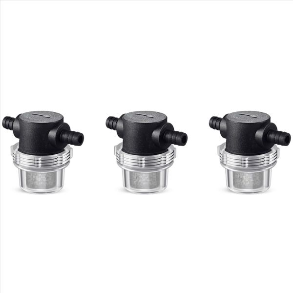 Water Pump Strainer 3/8 Inch Hose For Water Pump 12V Dc 80Psi Camper