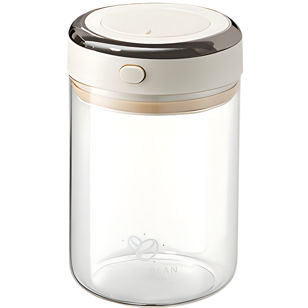 Coffee Storage Jar Glass Coffee Container Airtight Coffee Bean Storage Jar