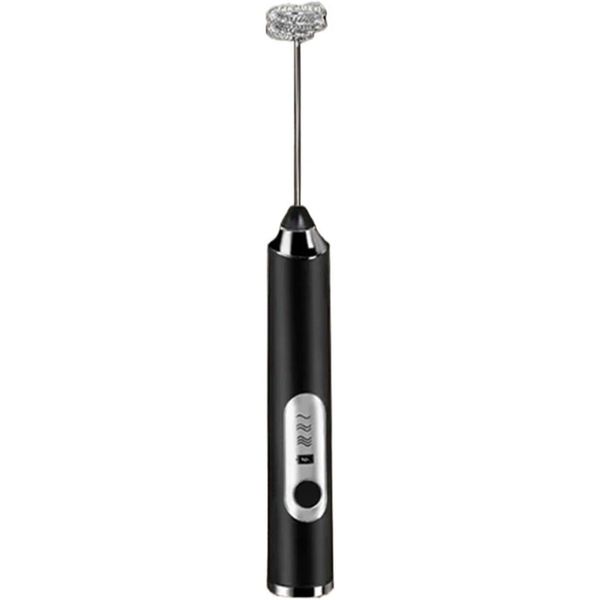 USB Rechargeable Handheld Milk Frother - Electric Coffee Foam Maker