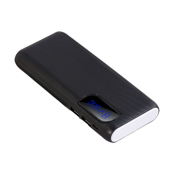 Universal H28 Dual-USB Port 10 000mAh Powerbank - Black