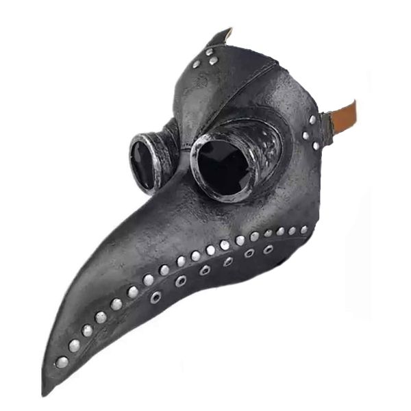 Long Nose Bird Beak scary Crow Plague Doctor Mask Costume Accessories