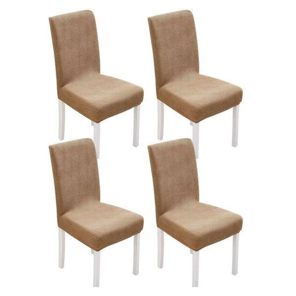 Dining Chair Covers - Coffee