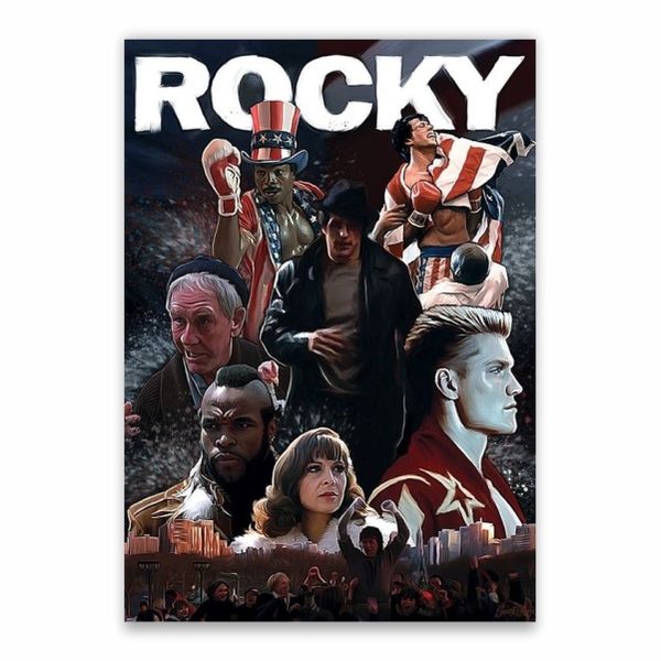 Rocky Movie Collage Poster - A1