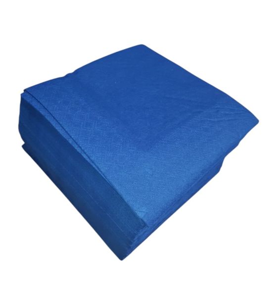 Paper 2 Ply Serviettes 100 Pack - Navy