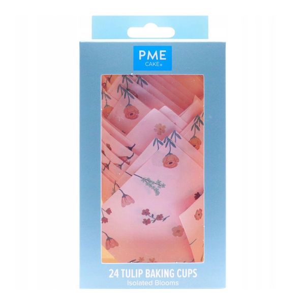 PME Tulip Muffin Cupcake Wrappers Isolated Blooms PK/24