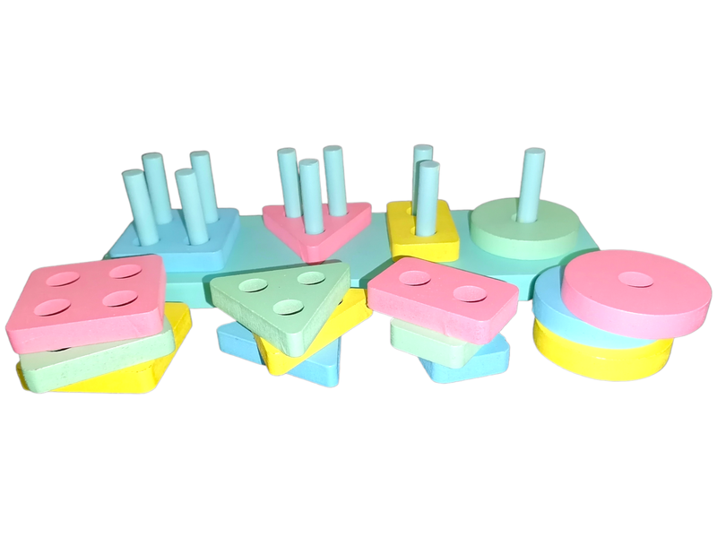 Wooden Educational Shape Sorting Toy