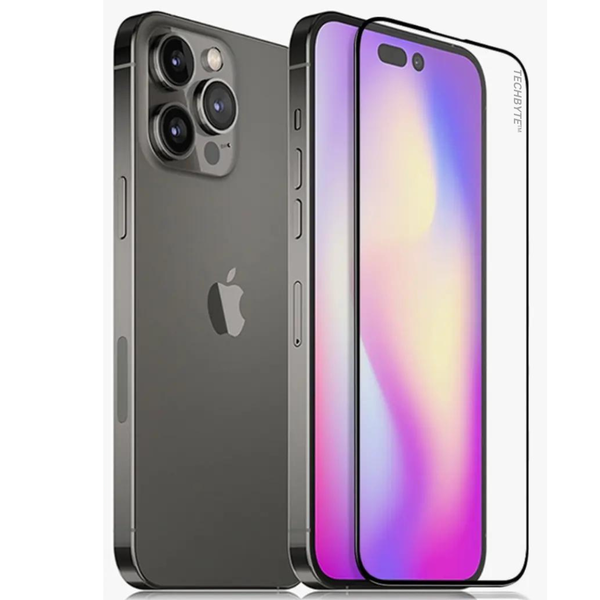 TechByte Tempered Glass Screen Protector for iPhone 14 Pro