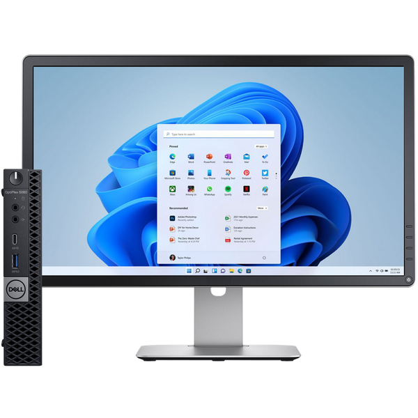 Win 11 Pro Dell Business PC with TPM 2.0, Fast SSD + 2YR Warranty (Refurb)