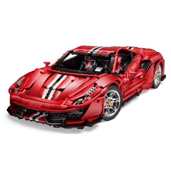 CaDA Tech Italian Super Car - 1/8 Ferrari 488Pista 3236-Pieces - 52cm Long
