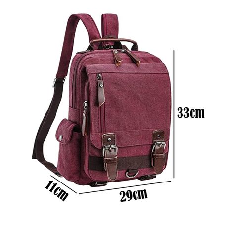 Backpack Purse Canvas Sling Bag Mini Backpack For Women Girls