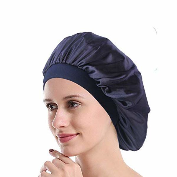 13 Best Bonnets To Protect Hair While Sleeping 2022 Well Good | Pieces  Satin Bonnet Sleep Cap, Sleep Silk Bonnet Wide Band Satin Cap |  