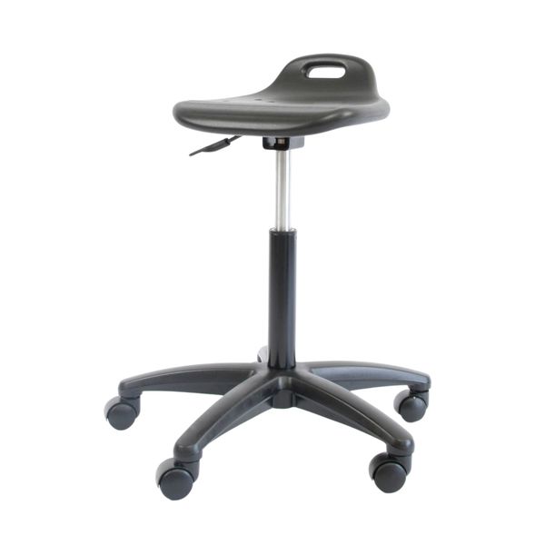 Chi Industrial Stool Chair: The Saddle - Short