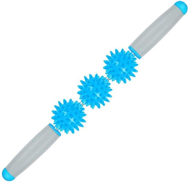 Mitzuma Yoga Spiked-Roller Massage Stick - Teal