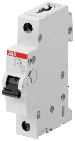 Schneider Electric (S201M-D6) Thermal Magnetic Circuit Breaker, 6A, 1 Pole