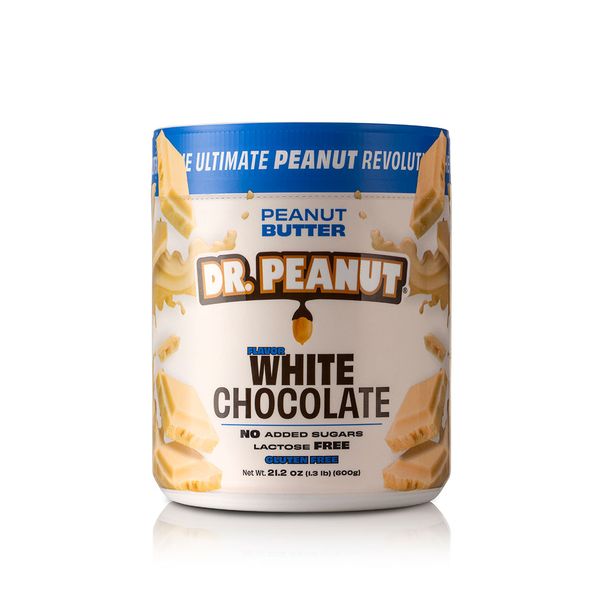 Dr. Peanut White Chocolate Flavored Peanut Butter With Whey - 600g