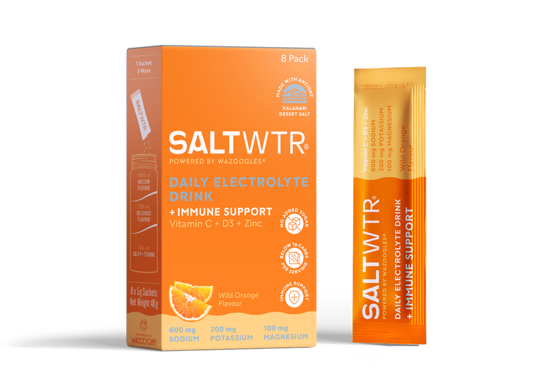 SaltWTR 8's, Wild Orange - Sugar-free Electrolytes - Immune Support