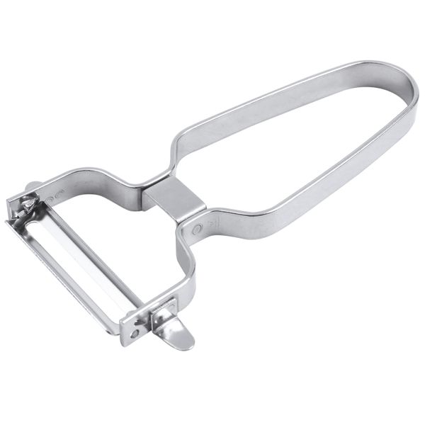 2 In 1 Fruit U-Shaped Handle Peeler Silver 430 Stainless Steel
