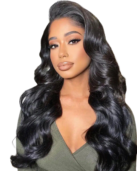 22inch Body Wave Full Frontal Brazilian Hair Wig