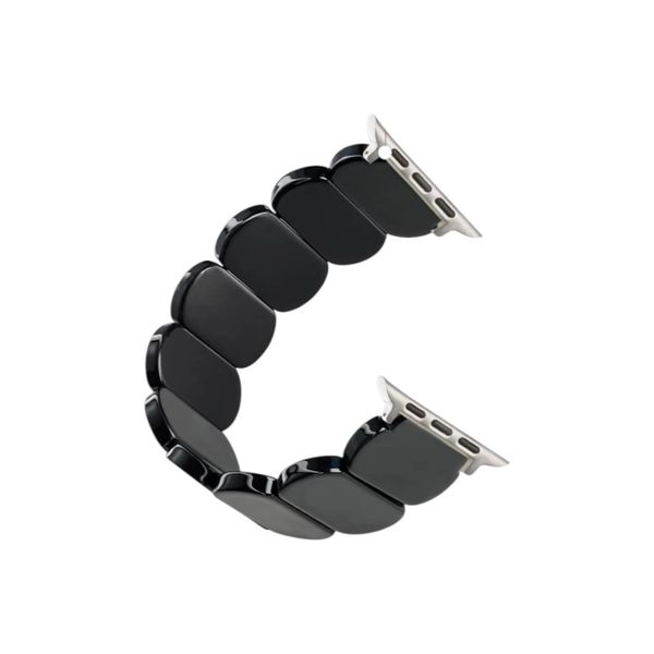 Oval Design Elastic Watch Strap Compatible With Apple Watch 38/40/41 Series
