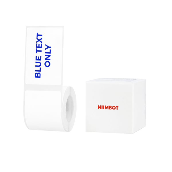 Niimbot - B1/B21/B3S/B4 - 40×60mm - 125 Labels - White - Blue Text