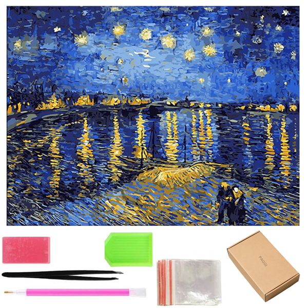 40x30cm Diamond Painting DIY Kits, Full Drill Diamond Painting Craft Set