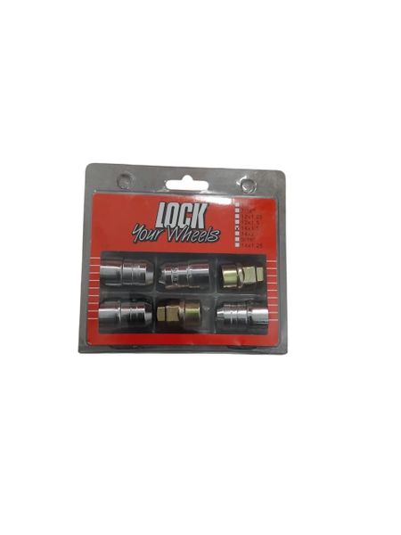 Wheel Lock Nut Set compatible with Toyota Landcruiser