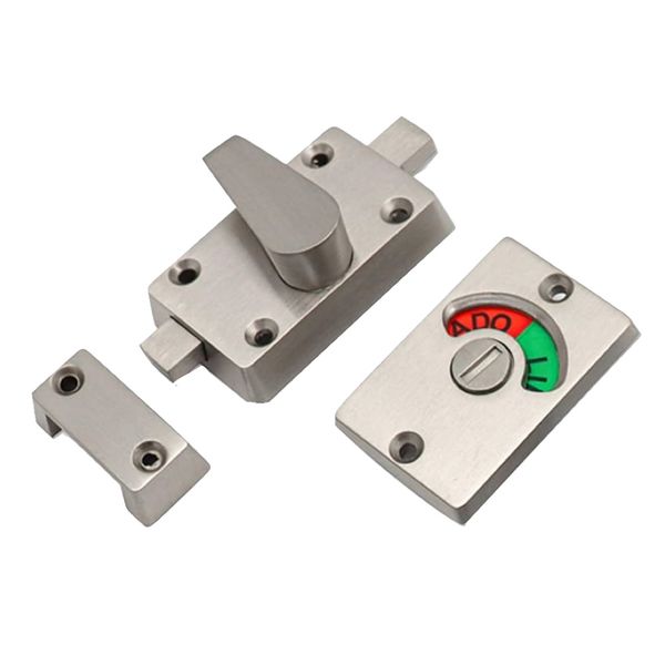 Stainless Steel Red And Green Door Latch Indicating Lock