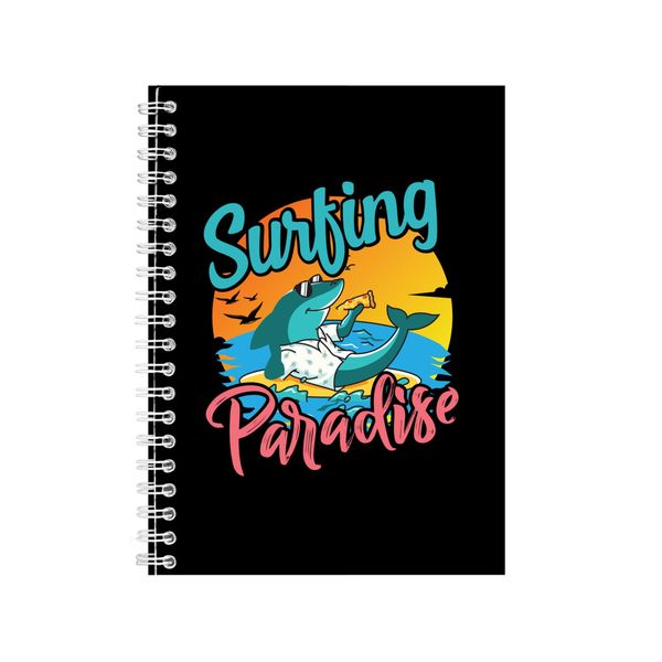 Surfing Paradise 3 Notebook Summer Gift Idea A5 Notepad 150