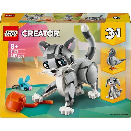 LEGO® Creator 3in1 Playful Cat Pet Toy Animal Playset 31163 Image