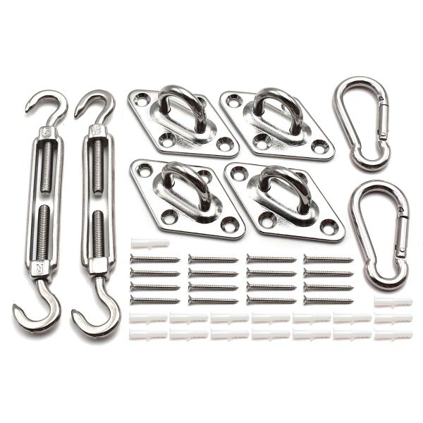 Heavy Duty 304 Stainless Shade Sail Kit