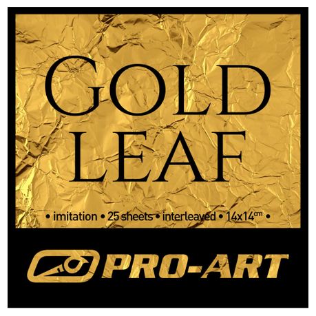 Pro-Art Gold Leaf - 25 Sheets - 14 x 14cm Image