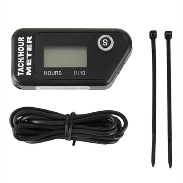 Motorcycle Speed Hour Meter Inductive Lcd Digital Compatible with Universal