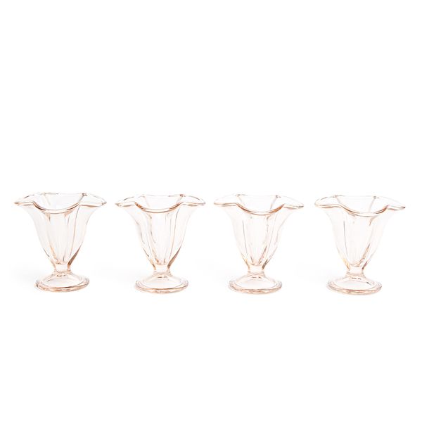 George &amp; Mason - Pink Ice Cream Bowl - Set of 4