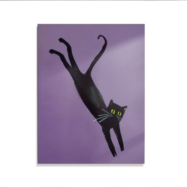Canvas Wall Art - Purple Zigfried