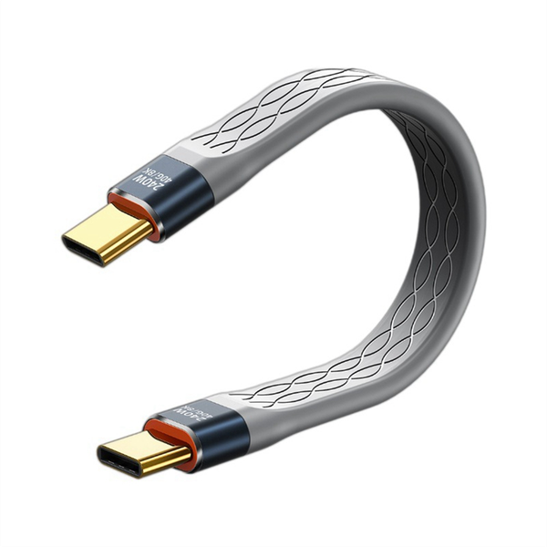 USB4 Data Cable 40Gbps USB C to Type C Short Cable PD 240W 8K 60Hz
