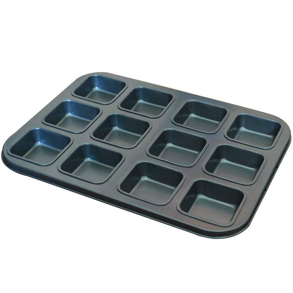 Muffin/Brownie Pan 35x26 x4cm Square Non Stick Baking Tray