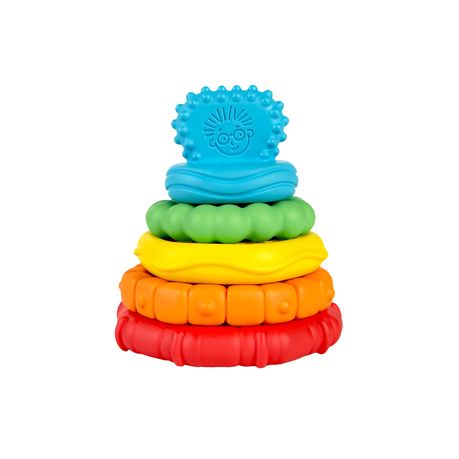 Baby Einstein Stack & Teeth Multi-textured Teether Toy Image