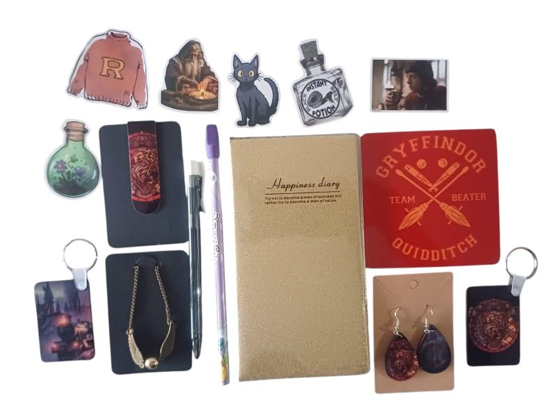 Harry Potter Golden Snitch Pocket Diary Gift Set - Gryffindor Edition