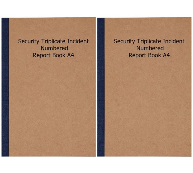 RBE Security Incident Triplicate Report Book -2's