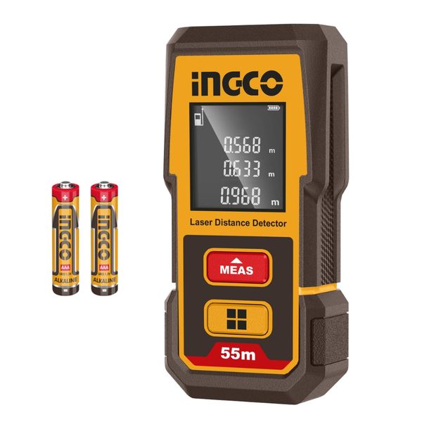 Ingco - Multi-Function Laser Distance Detector - 0.05-55m - BO