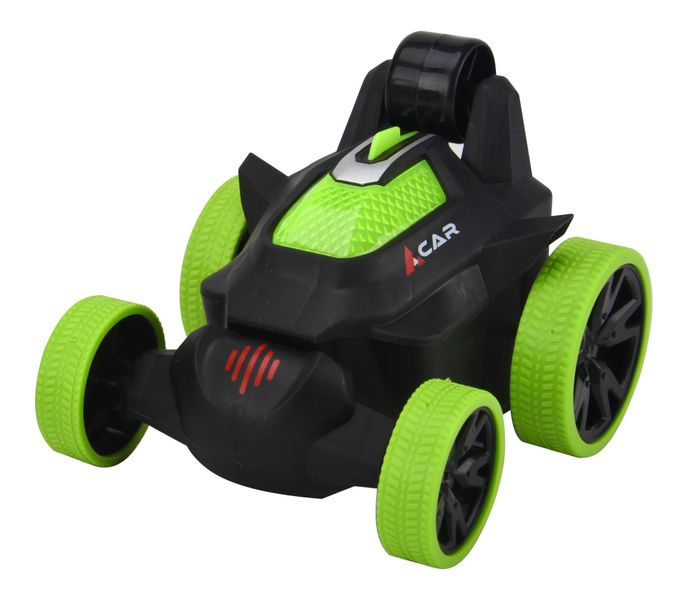 RC Leading R/C Twister Stunt Car (13cm Long) - (Black/Green)
