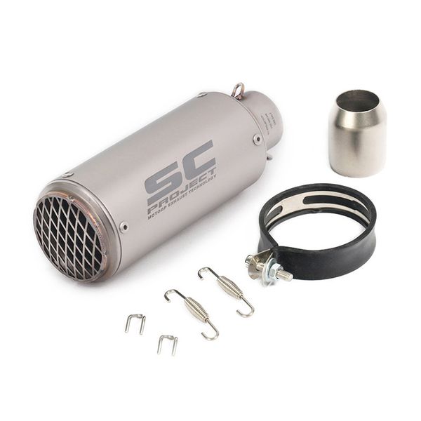 Motorcycle modified SC exhaust pipe-large displacement titanium strip 51mm
