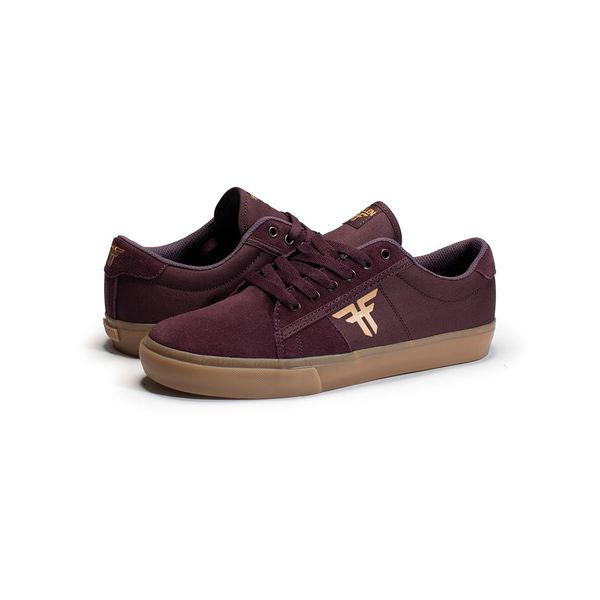 Fallen - Men - Bomber Suede Cotton Twill - Wine-Gum