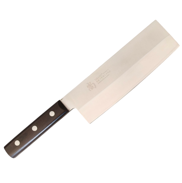 TAKASHI Cleaver Knife - Premium Handcrafted Japanese Kitchen Knife - Nakiri