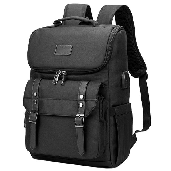Vintage Backpack Travel Laptop 15.6 in Backpack with usb Charging Port