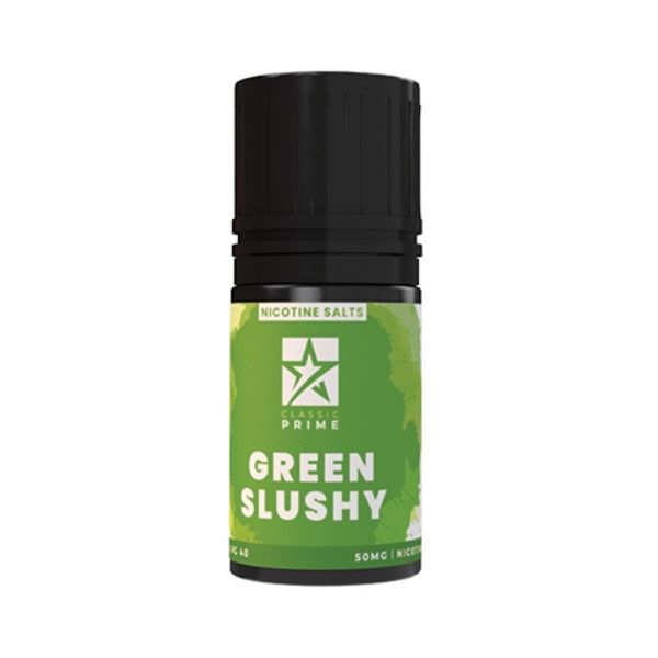 30ml Prime Classic Nicotine Salts Vape Juice - Green Slushy - 50mg